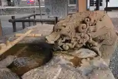 石見国一宮　物部神社の手水