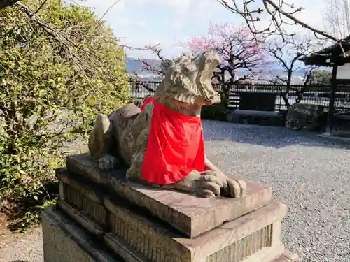 法輪寺の狛犬