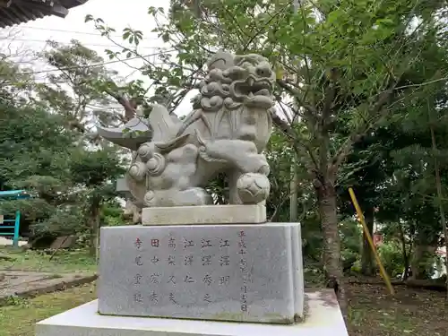 瀧口神社の狛犬