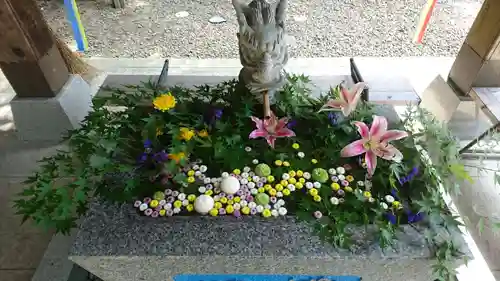 滑川神社 - 仕事と子どもの守り神の手水舎
