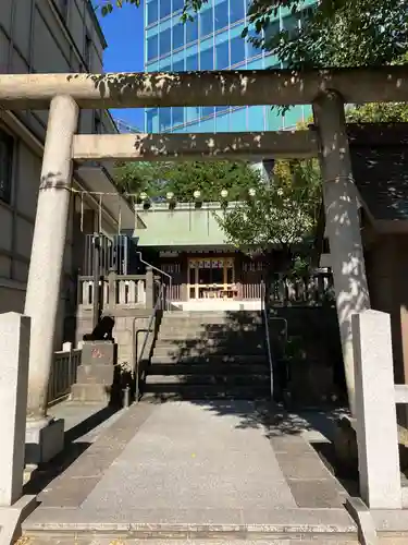  六本木天祖神社の鳥居