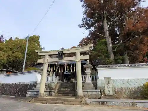 三坂神社の鳥居