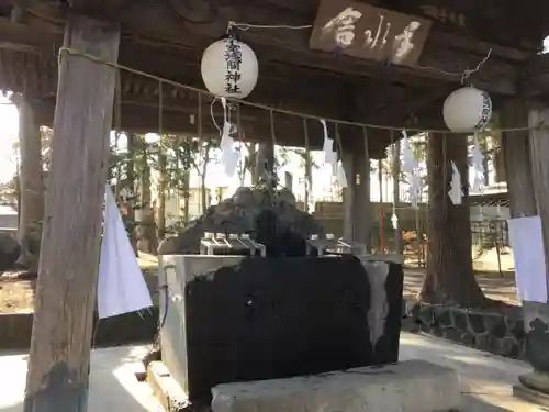 小室浅間神社の手水舎