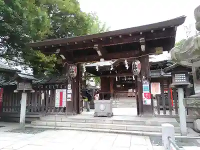 下谷神社の山門・神門