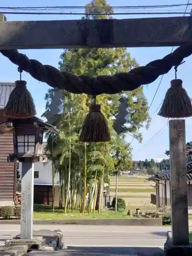 天高神社の景色