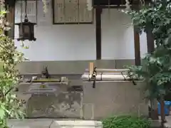 御霊神社の手水