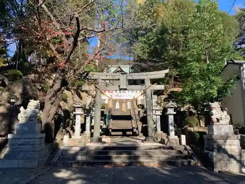 師岡熊野神社の鳥居