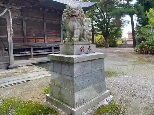 鶴岡天満宮の狛犬