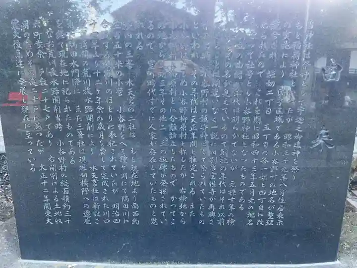 小谷野神社の歴史