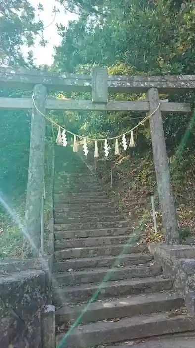 二渡神社の鳥居