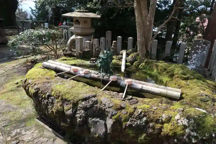 松尾寺の手水舎