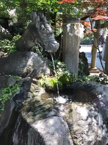 松戸神社の手水舎