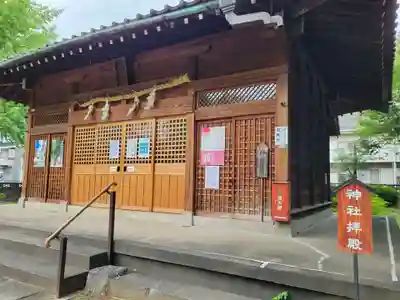 上戸田氷川神社の本殿・本堂