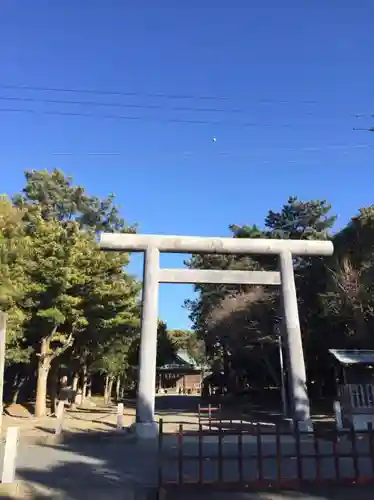 鶴谷八幡宮の鳥居