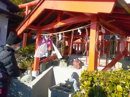 荒熊神社の手水舎