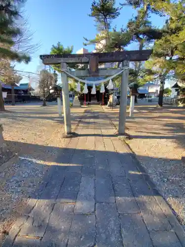 前橋神明宮の鳥居