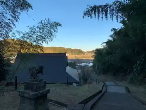 熊野神社の景色