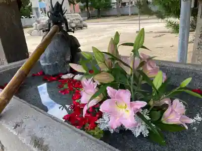 三津厳島神社の手水舎