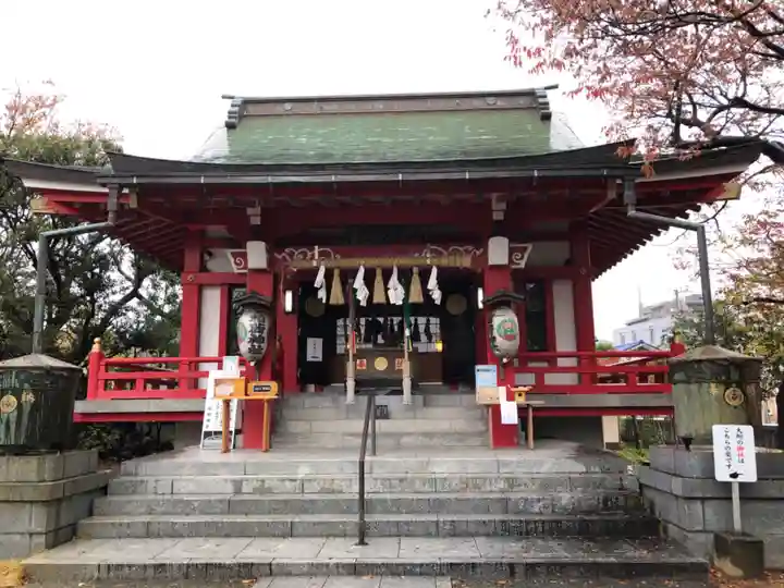 当代島稲荷神社の本殿・本堂