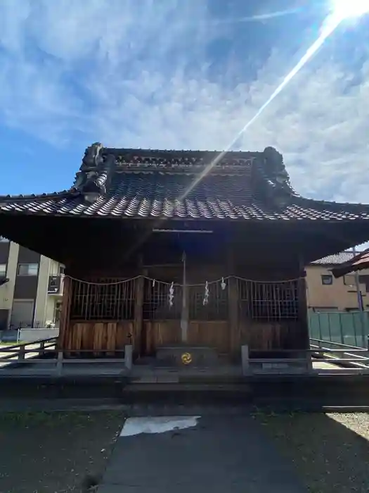 神明神社の本殿