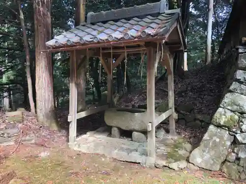 清瀧宮(東笠取清瀧宮)の手水舎