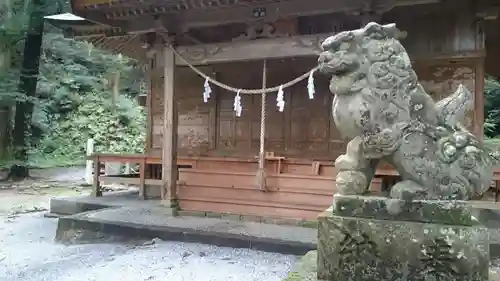 賀蘇山神社の狛犬