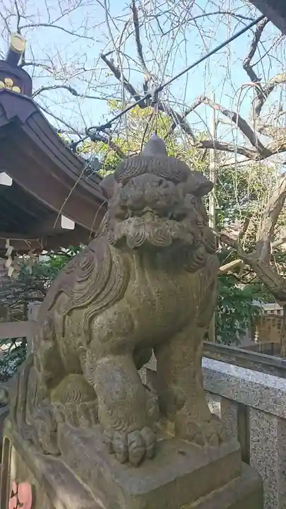 牛天神北野神社の狛犬