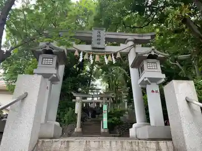 多摩川浅間神社の鳥居