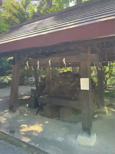 比布神社の手水舎