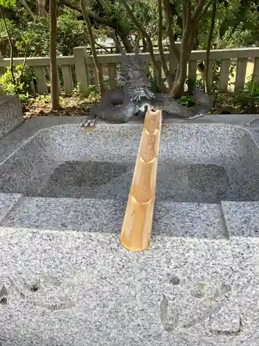 龍口明神社の手水舎