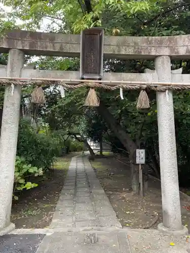 嚴嶌神社の鳥居