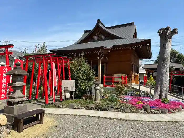 於菊稲荷神社の本殿