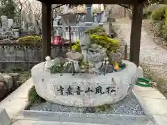 音楽寺の手水