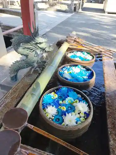 津島神社の手水舎