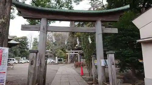 雪ケ谷八幡神社の鳥居