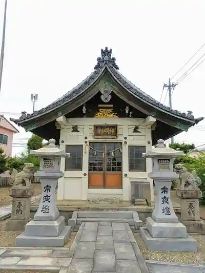神明社（西福田5）の本殿