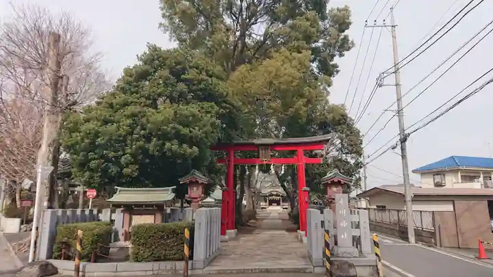 赤塚氷川神社の鳥居