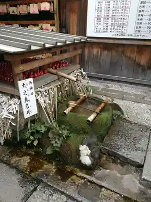 市比賣神社の手水舎