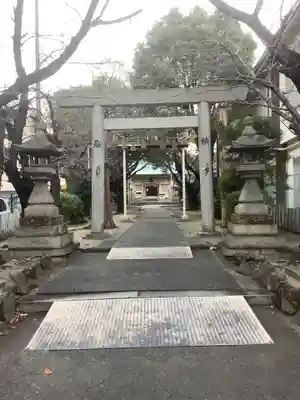 神明社(高畑神明社)の鳥居