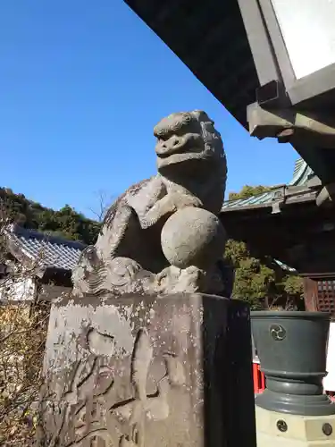 板倉雷電神社の狛犬