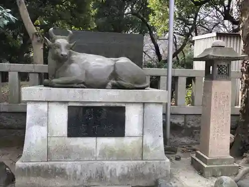 牛嶋神社の狛犬