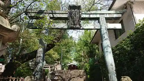 市谷亀岡八幡宮の鳥居