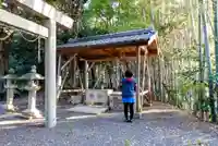 長瀬神社の手水舎