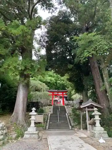 小川諏訪神社の鳥居