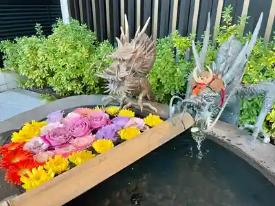 駒込妙義神社の手水舎