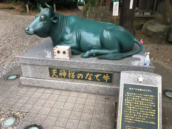 朝日森天満宮の狛犬