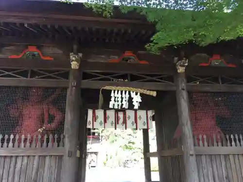 岩殿山安楽寺（吉見観音）の山門・神門
