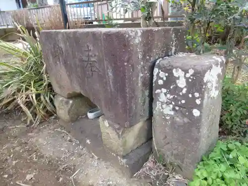 中里薬師堂の手水舎