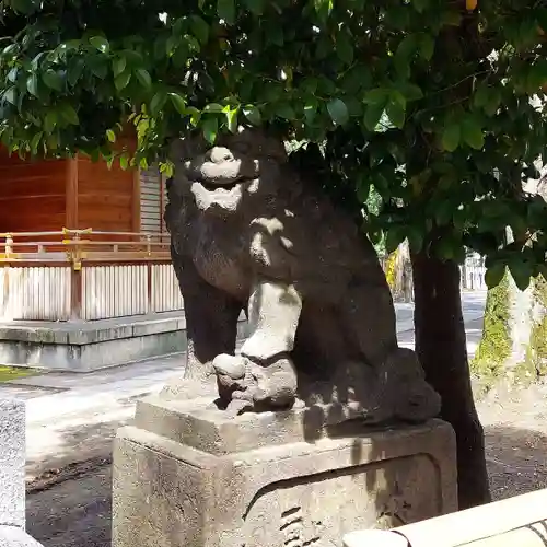 鎧神社の狛犬