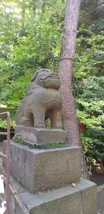 御田八幡神社の狛犬